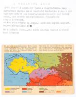 Trianon Kiállítási anyag. 6 kiállítási lapon 9 db régi irredenta propaganda képeslap / Trianon Exhibition material on 6 sheets. 9 pre-1945 Hungarian irredenta postcards