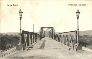 Nowy Sacz, Neu Sandez, Újszandec; Most Nad Dunajcem / bridge over river Dunajec (fa)
