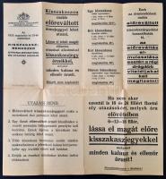 1933 Budapest Székesfővárosi Közlekedési Rt. (BSzKRt), a kisszakaszrendszer útvonalbeosztása és utaz...