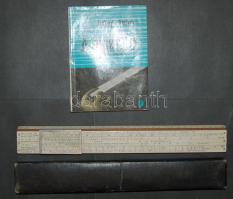 Logarléc bőrtokban hozzá való könyvvel