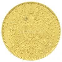 Ausztria 1893. 20K Au "Ferenc József" (6,81g/0.900) T:2 kis ph.
/ Austria 1893. 20 Corona...