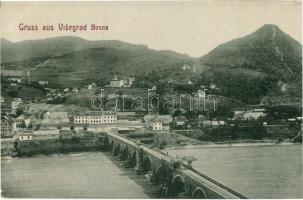 1909 Visegrad, bridge. W.L. 4846. Verlag Josef Schreiber