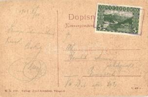 1909 Visegrad, bridge. W.L. 4846. Verlag Josef Schreiber