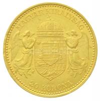 1892KB 20K Au "Ferenc József" (6,79g/0.900) T:2 kis ph.
/ Hungary 1892KB 20 Korona Au &qu...