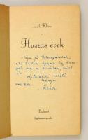 Imrik Klára: Huszas évek. A szerző édesapjának dedikált! Bp., é.n. Stephaneum
