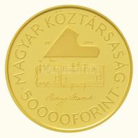 2011. 50.000Ft Au "Liszt Ferenc születésének 200. évfordulója" tanúsítvánnyal (7,04g/0.986...
