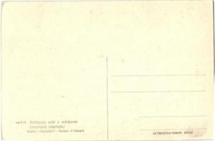 5 db RÉGI albán népviseletes motívumlap / 5 pre-1945 Albanian folklore motive postcards. Photo Studi...