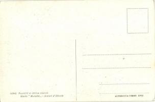 5 db RÉGI albán népviseletes motívumlap / 5 pre-1945 Albanian folklore motive postcards. Photo Studi...