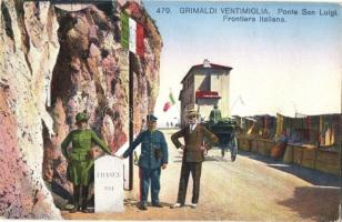 Grimaldi-Ventimiglia, Ponte San Luigi, Frontiera Italiana / Italian-French border (EK)