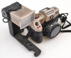 Nokina NK4040 filmes automata fényképezőgép, vakuval, táskával, jó állapotban