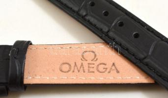 Omega bőr óraszíj, fém csattal, használatlan állapotban