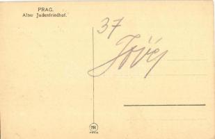 Praha, Prag; Alter Judenfriedhof / old Jewish cemetery, Judaica