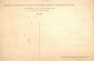 1931 Rome, Roma; I. International Kolonialkunst Ausstellung / 1st International Colonial Art Exhibit...