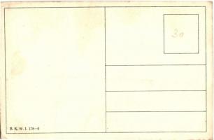 Lady. Wiener art postcard. B.K.W.I. 178-6. s: Mela Koehler  (EK)