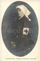 Stéphánia, Vöröskereszt Nővér. Ő király fensége Herczeg Lónyay Elemérné, Stéphánia belga királyi hercegnő / Princess Stéphanie of Belgium as Red Cross nurse in WWI (non PC)