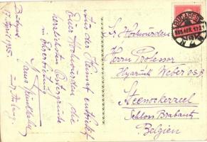 1935 Trunkhahn Leopold, a Jeruzsálemi Szent Sír Lovagrend Commendatora / Commendator of the Equestri...