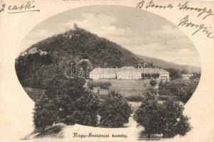 1900 Nagyszalánc, Szalánc, Slanec; Forgách kastély, várrom / villa, castle ruins