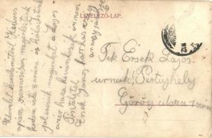 1911 Kecskemét, Fantó fényképész háza a földrengés után (EB)