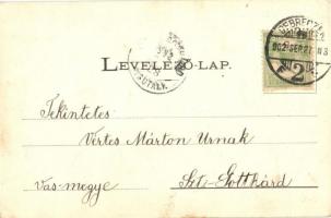 1902 Tokaj, Gyufagyár, Izraelita templom, zsinagóga, Fő téri római katolikus templom, Tiszai híd. Du...