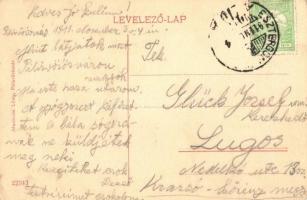 1911 Pilisvörösvár, Községháza, tó (EK)