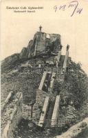 1908 Gyimes, Csík-Gyimes, Ghimes; határszéli lépcső katonákkal. Adler Alfréd fényképész / border stairs with soldiers