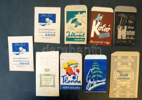 9 db háború előtti cukorkás-zacskó