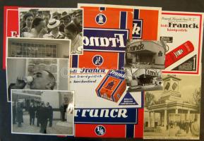 Franck kávé: 7 db címke és 7 db fotó