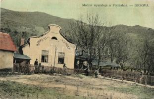1909 Orsova, Módósi nyaralója a Forráshoz / villa (EK)