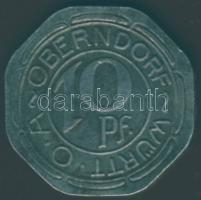 Német Birodalom/ Weimari Köztársaság/ Obendorf 1918. 10Pf szükségpénz T:3