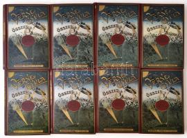 Verne Gyula gyűjtemény, több kiadásból, összesen 26 kötet: 

Bordó, egészvászon-kötés: Észak dél e...
