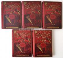 Verne Gyula gyűjtemény, több kiadásból, összesen 26 kötet: 

Bordó, egészvászon-kötés: Észak dél e...