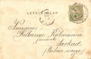 1903 Szántó, Santovka; Szántói savanyúvíz forrás, Rakodóhely, szekerek. Divald Károly kiadása / mine...