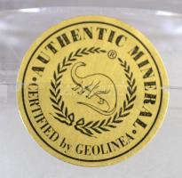 Ásványtartó  műanyag tokok, 54 db, újszerű állapotban