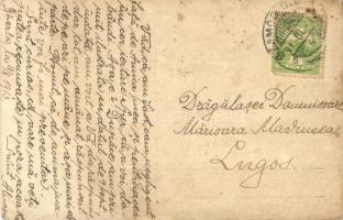 1913 Szamosújvár, Gherla; ünneplő tömeg / celebrating people. photo   (EK)