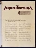 Architectura XII. Nemzetközi Építészkongresszus és Építészeti Tervkiállítás. Katalógus. Bp.,1930, Ho...