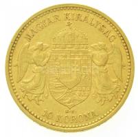 1894KB 10K Au "Ferenc József" (3,39g/0.900) T:2 kis ph.
/ Hungary 1894KB 10 Korona Au &qu...