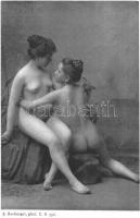 Vintage erotic nude ladies. S. Recknagel phot. C. S. 536.