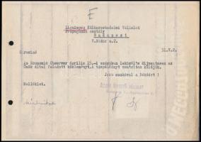 cca 1930-1940 A meggazdagodás kulcsa - Pannonia Bank és Kereskedelmi Rt., villamosplakát, Pöhm J. Bu...