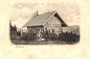 Nyihovo, Tátra (Besztercebánya, Banská Bystrica); vadászlak. Anner József felvétele / hunting lodge (r)