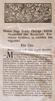 [Az Erdélyi Három Nemes Nemzetekből álló Tekintetes Rendeknek 1790-dik esztendőben karátson havanak ...