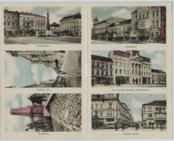 1913 Arad, Emlék lap. Kihajtható képeslapfüzet 6 lappal / Folding postcard booklet with 6 cards