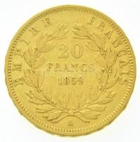 Franciaország / Második Császárság 1859A 20Fr Au "III. Napóleon" (6,44g/0.900) T:2,2- kis ...