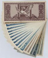 18db-os vegyes pengő bankjegy tétel T:I--III