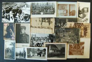 cca 1900-1960 16 db érdekes vegyes fotó