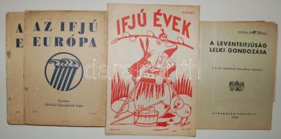 4 db ifjúsági neveléssel kapcsolatos kiadvány az 1940-es évekből