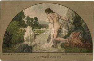 13 db RÉGI Mikolas Ales művészlap / 13 pre-1945 Czech art postcard, s: Mikolas Ales