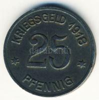 Német Birodalom/ Weimari Köztársaság/ Coblenz 1918. 25Pf szükségpénz T:3+