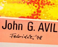 1978 Felvidéki András (1946-): Rocky, amerikai film plakát, írta és főszerepben: Sylvester Stallone,...