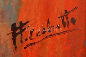 Angelo Corbetta (?- ): Elhagyva. Vegyes technika, vászon, jelzett, keretben, 60×50 cm