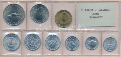 1981. 2f-10Ft (9xklf) érmés forgalmi sor fóliatokban T:1 Adamo FO14